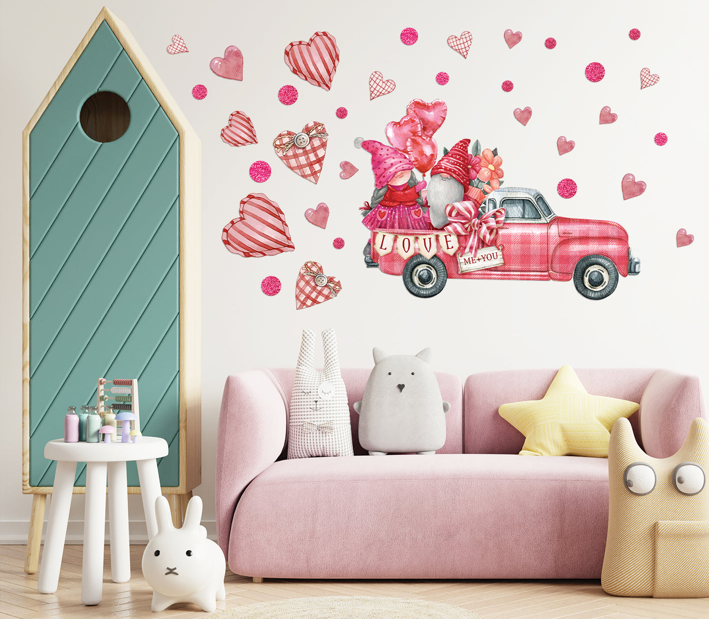 "Gnome Love Delivery" Wall Decal Set