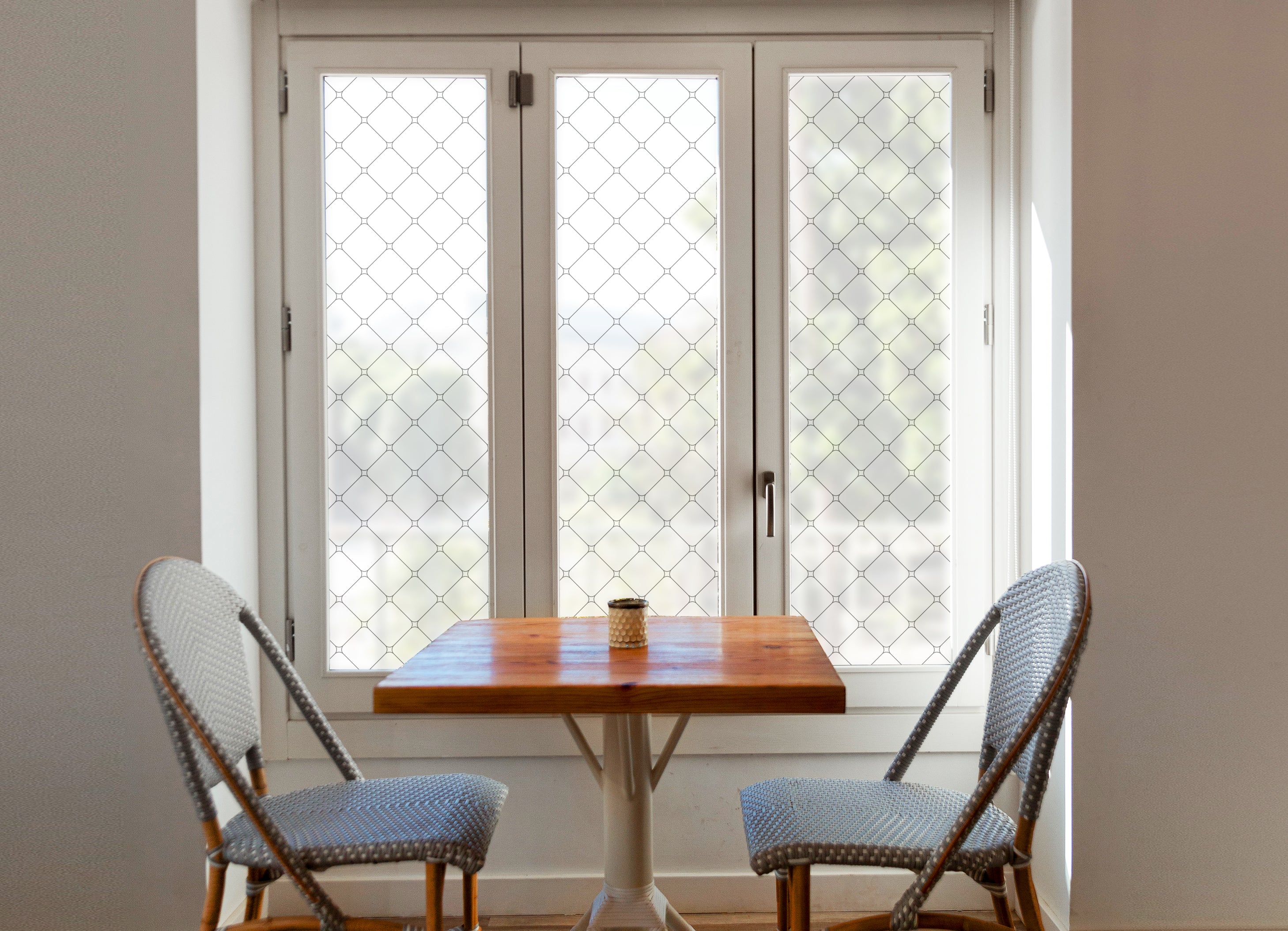 Classic Diamond Pattern Window Film