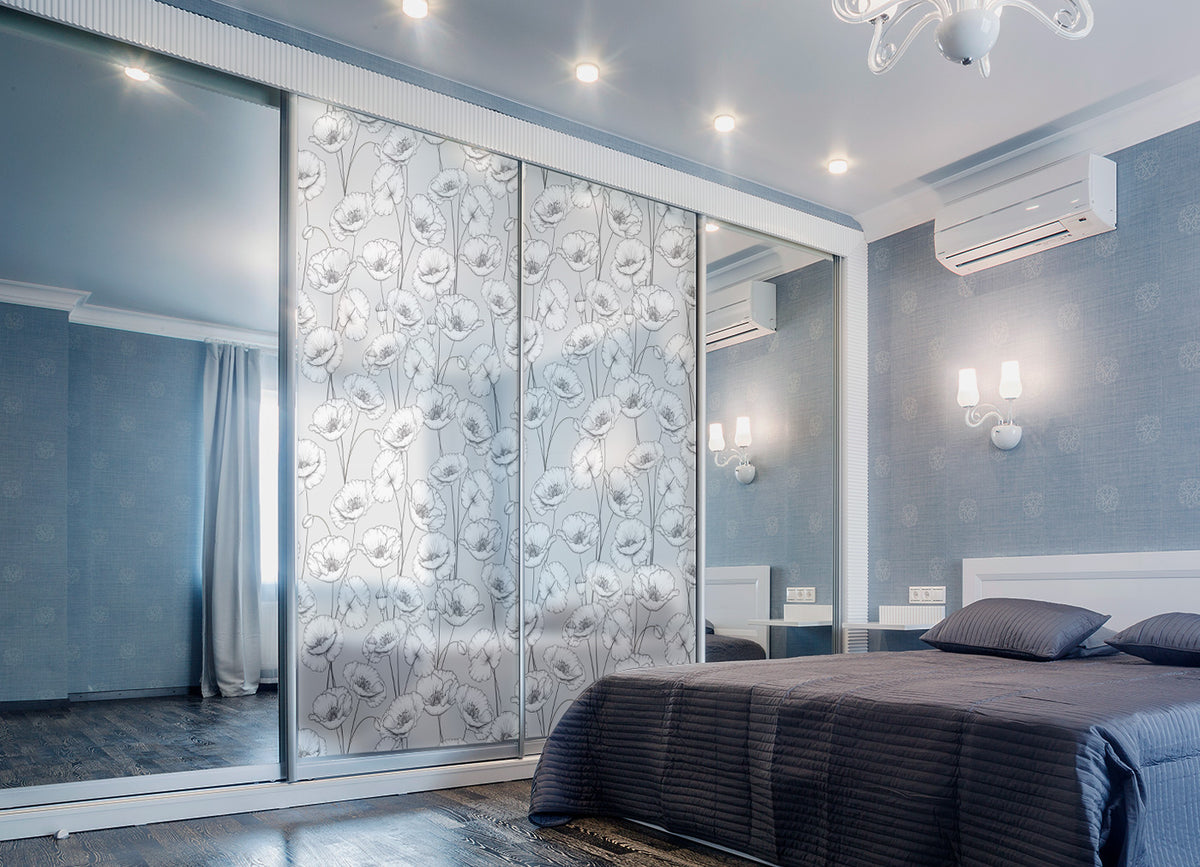 Whispering Poppies Window Film