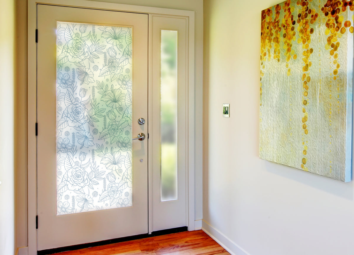 Inked Garden Window Film