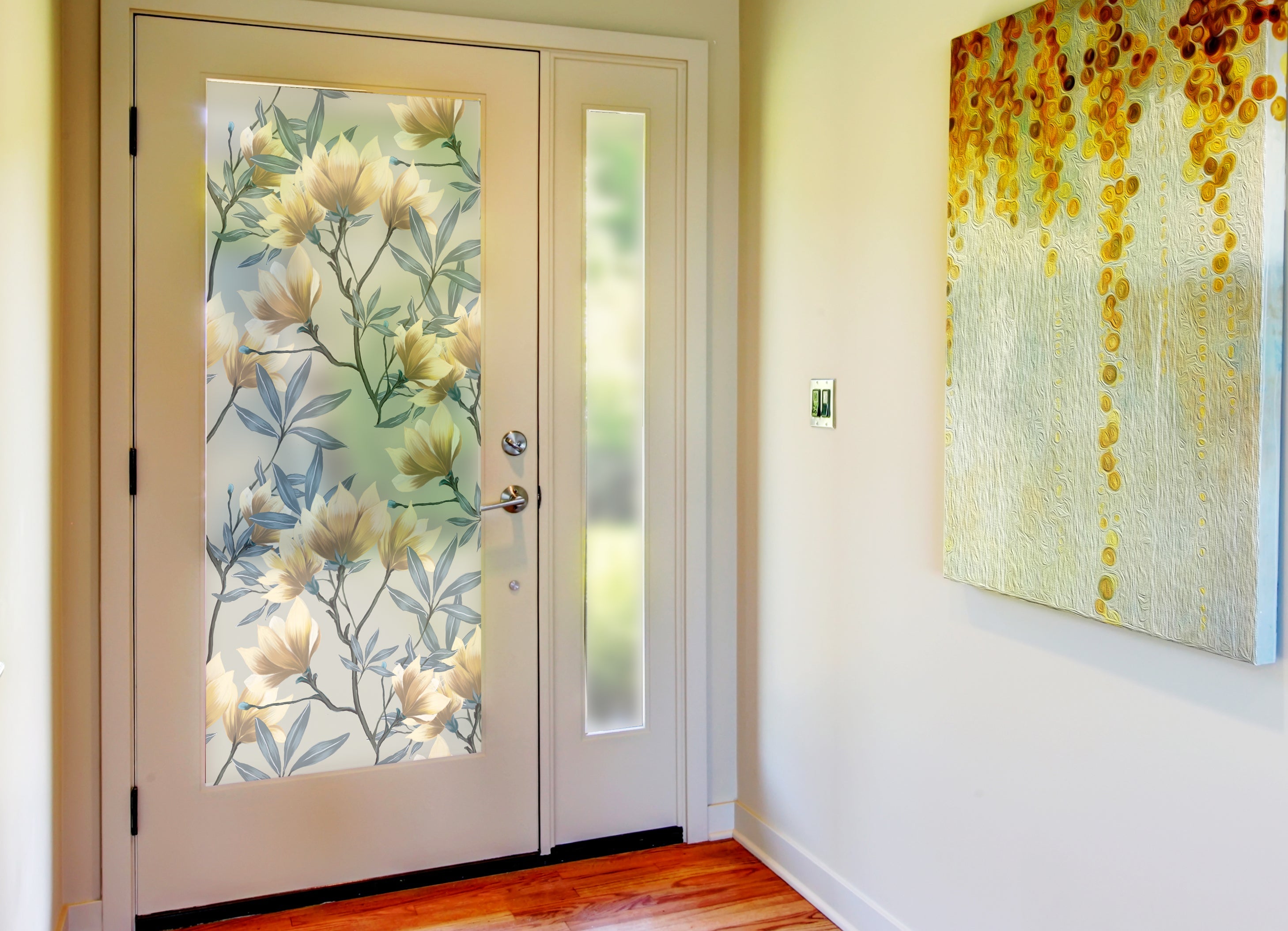 Golden Hour Magnolia Window Film
