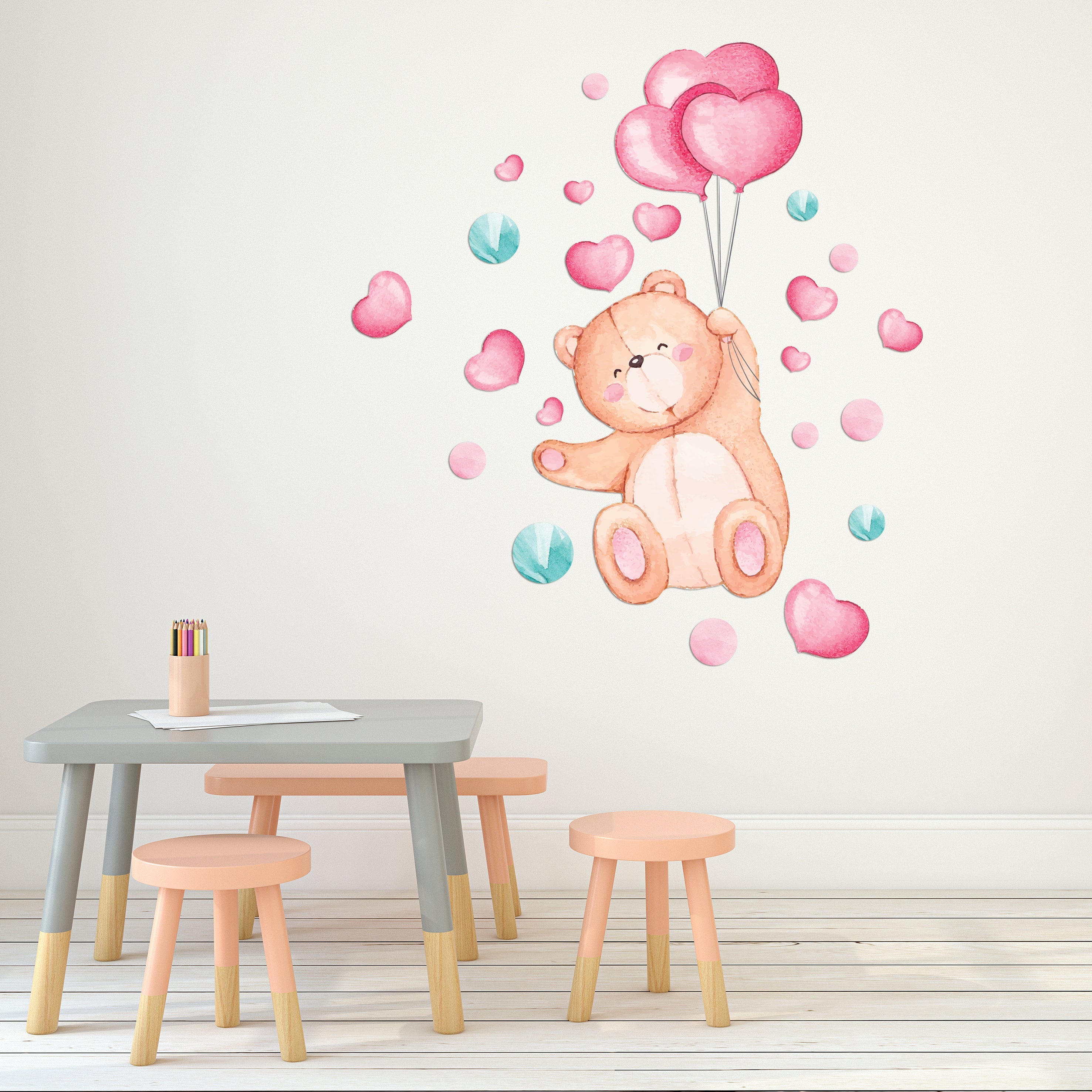 Lifted by Love Bear Wall Decal