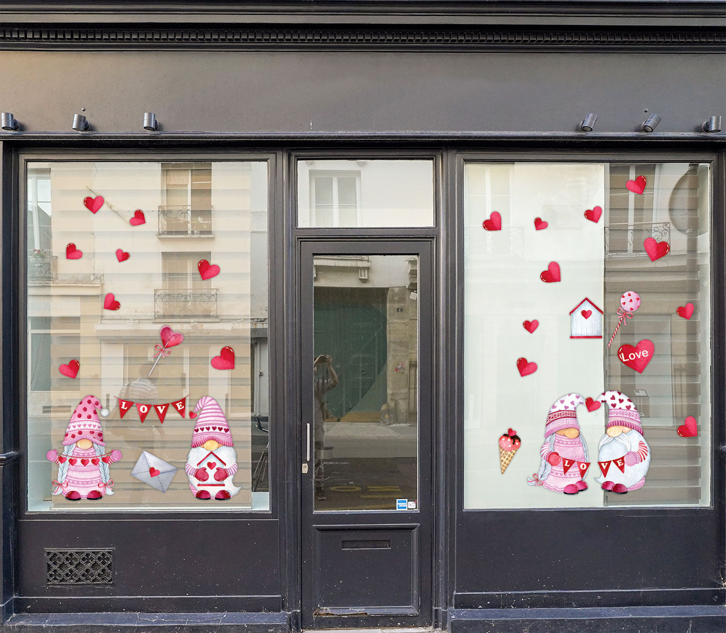 "Gnome & Sweet" Valentine Wall Decal Set