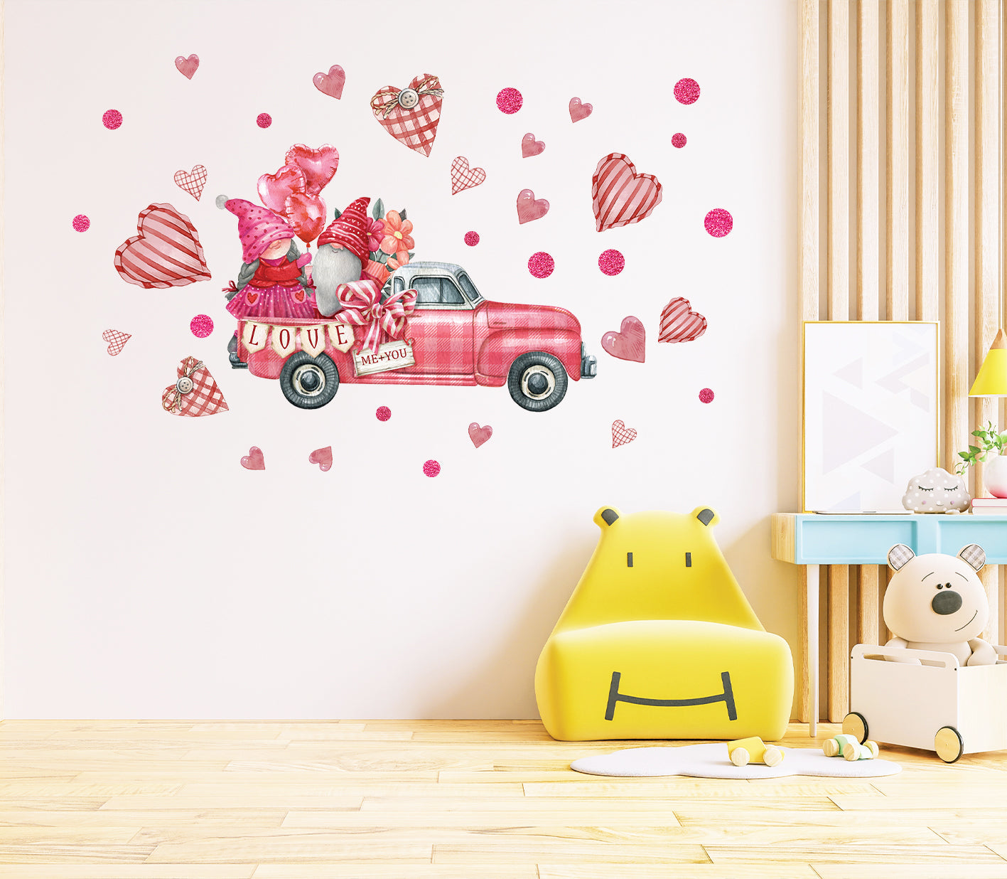 "Gnome Love Delivery" Wall Decal Set