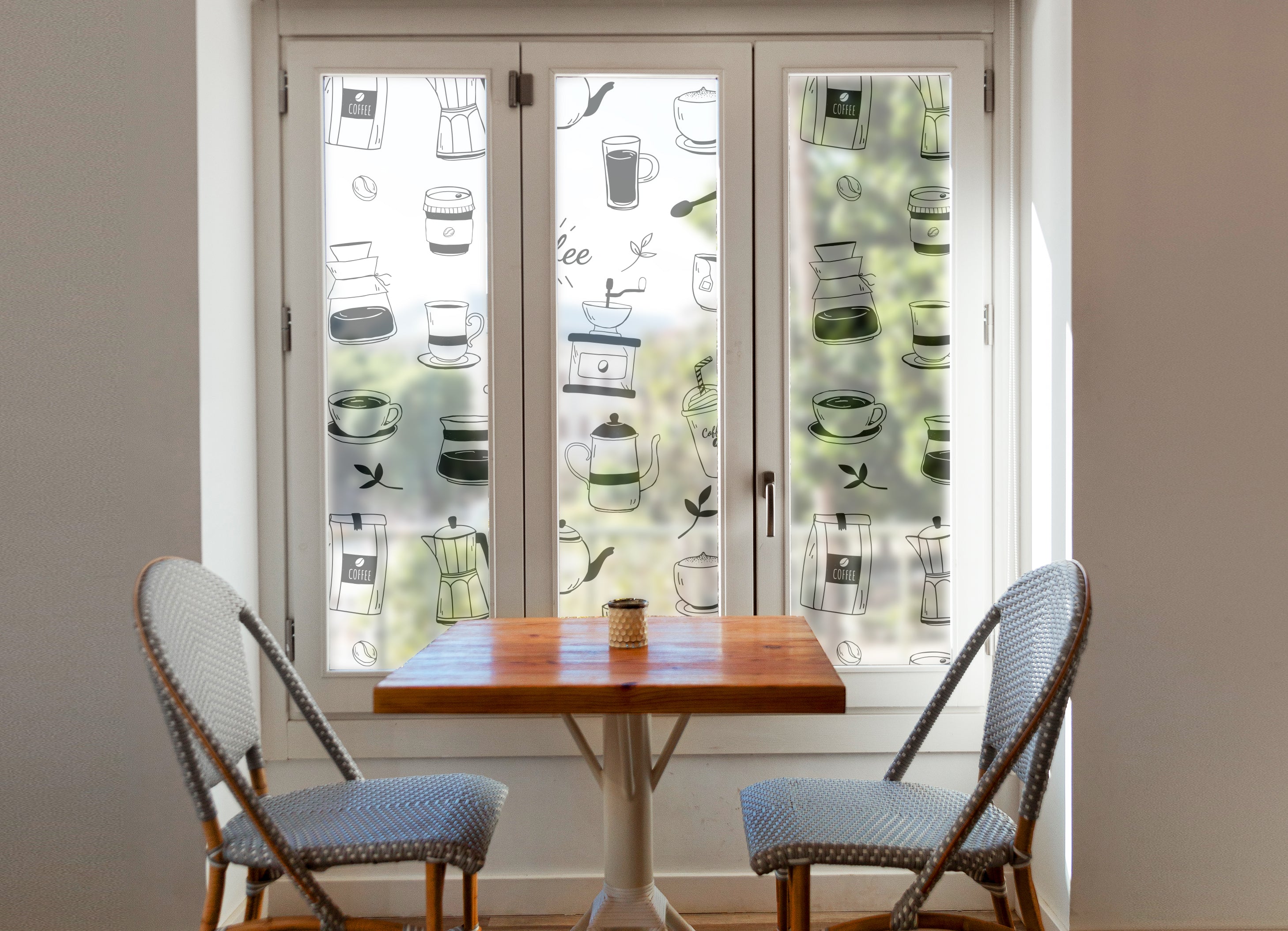 Cafe Vibe Window Film