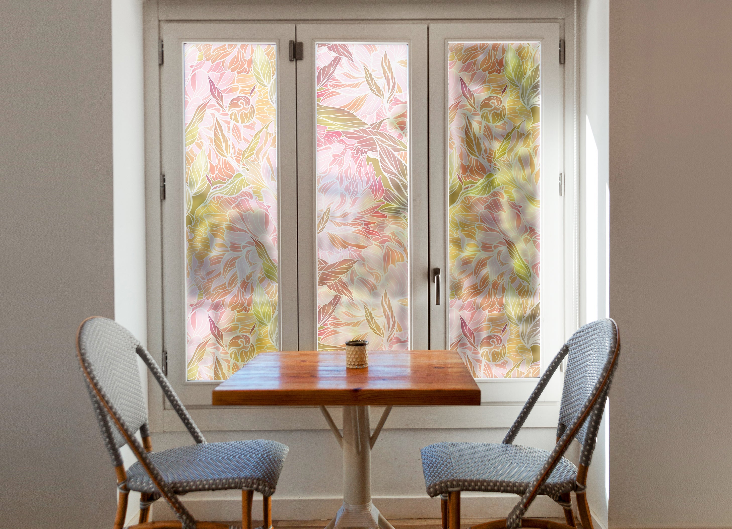 Blushing Peonies Window Film