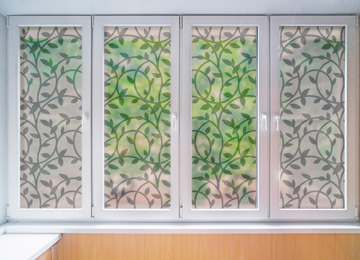 Garden Trellis Window Film