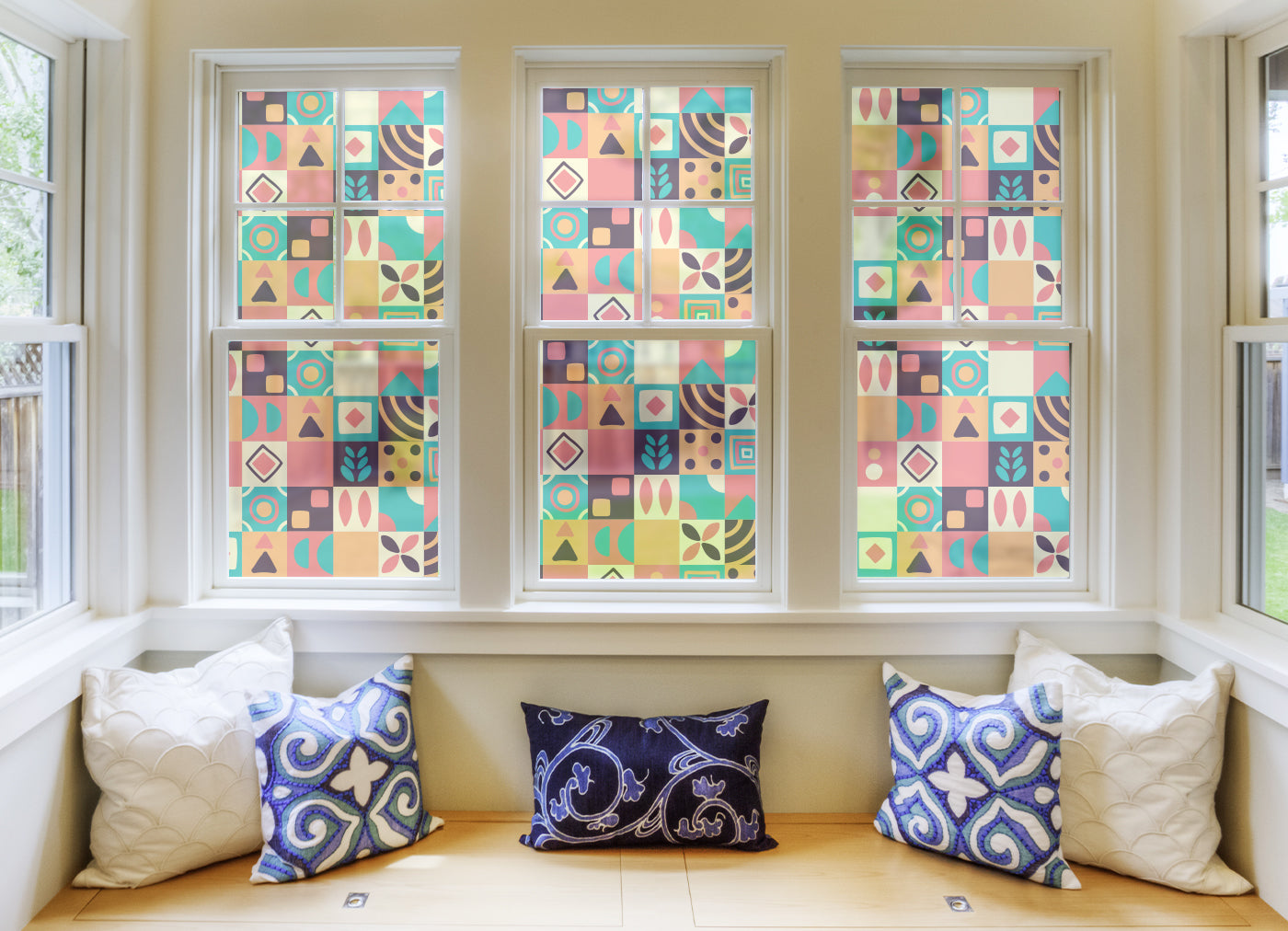 Geo Mosaic Window Film