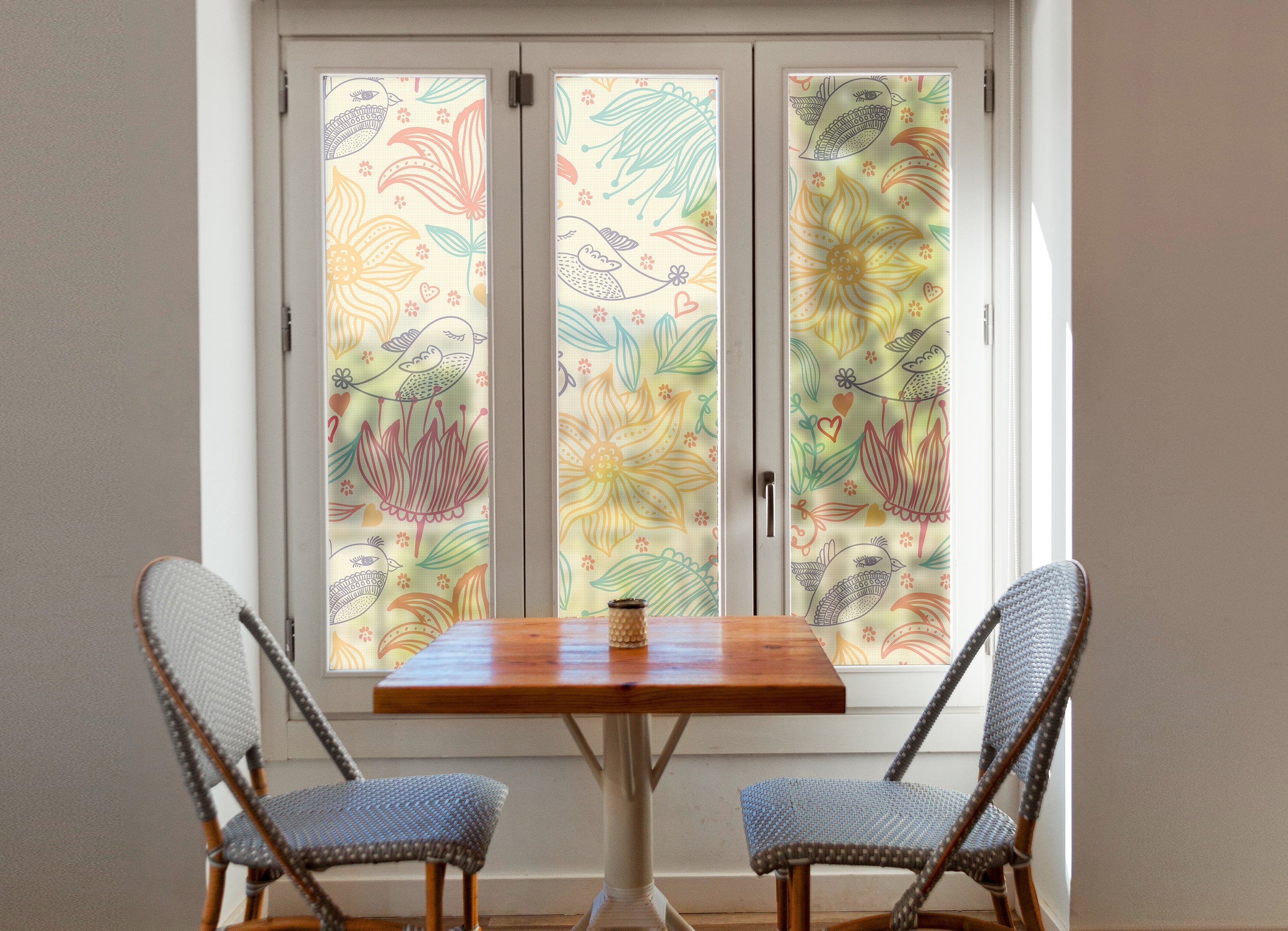 Happy Doodles Window Film