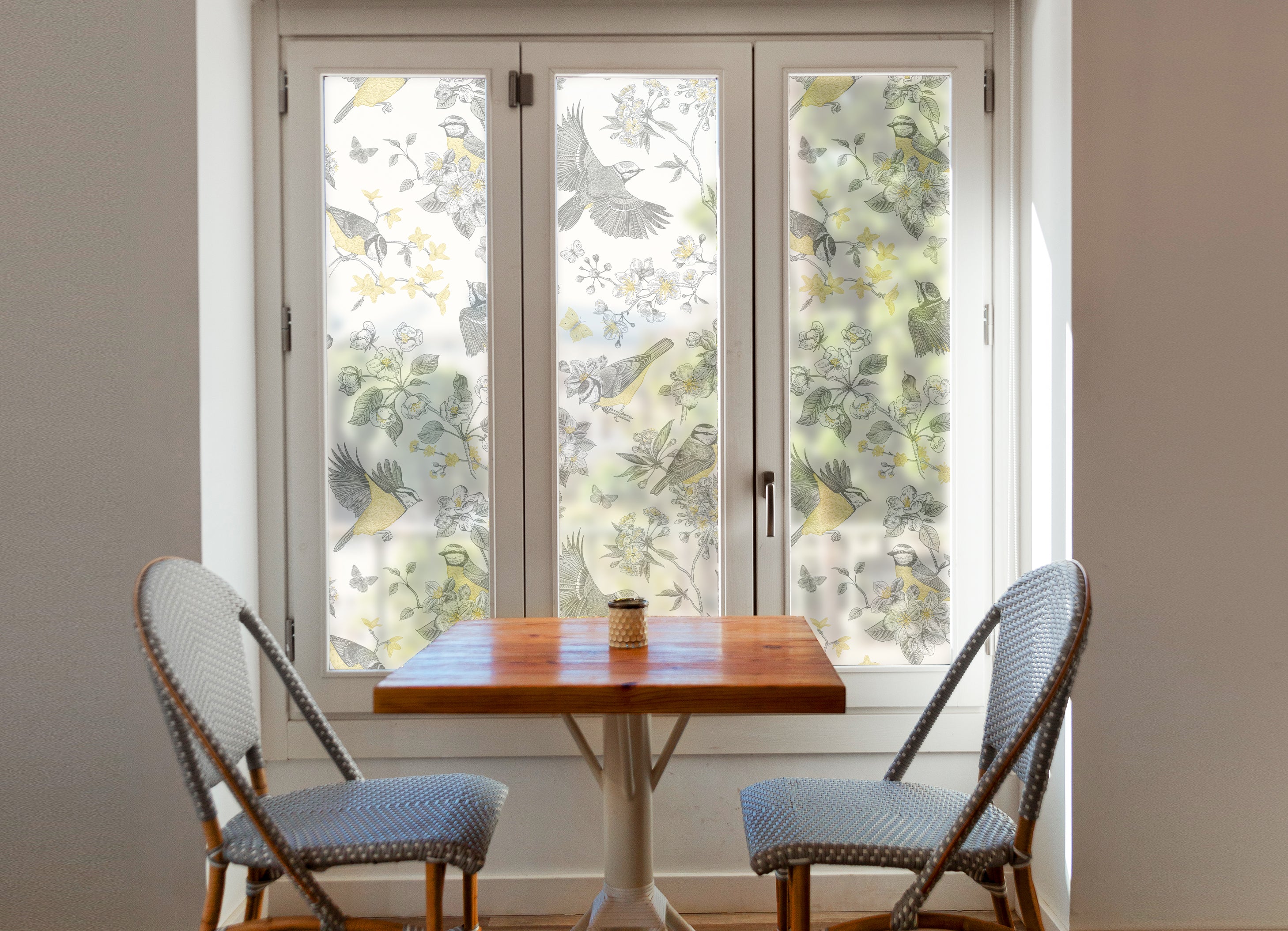 The Blue Tits Garden Window Film