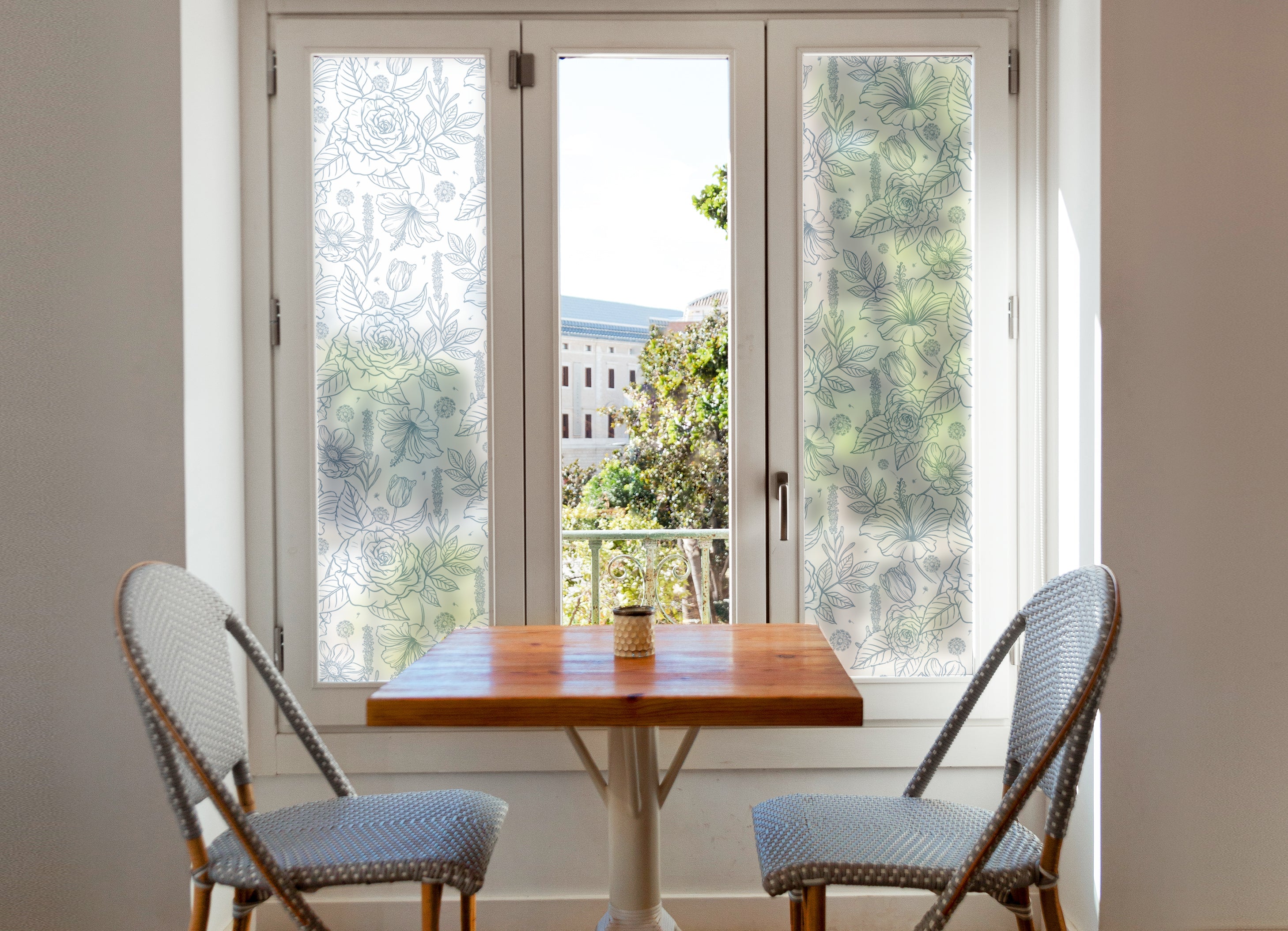 Inked Garden Window Film