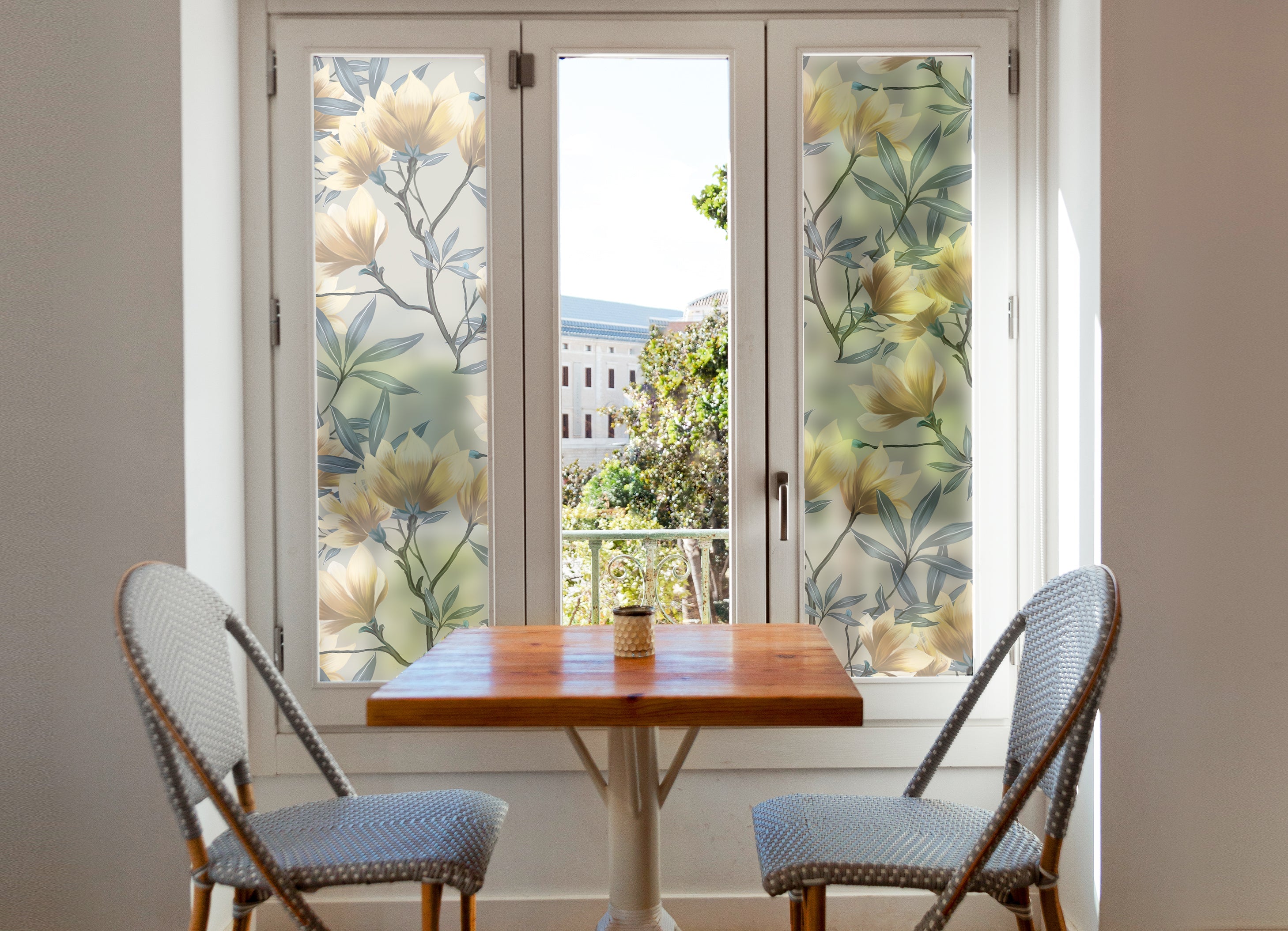 Golden Hour Magnolia Window Film